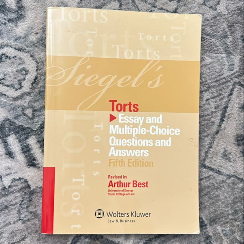 Siegel's Torts