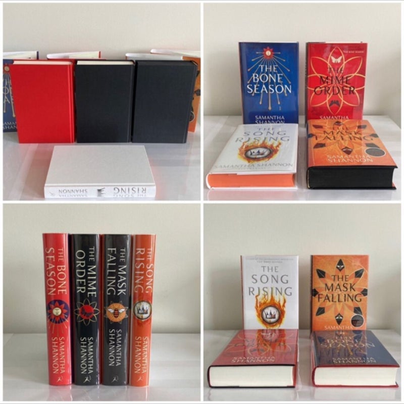 The Bone Season 1-4 Goldsboro SIGNED NUMBERED 1/1 Editions
