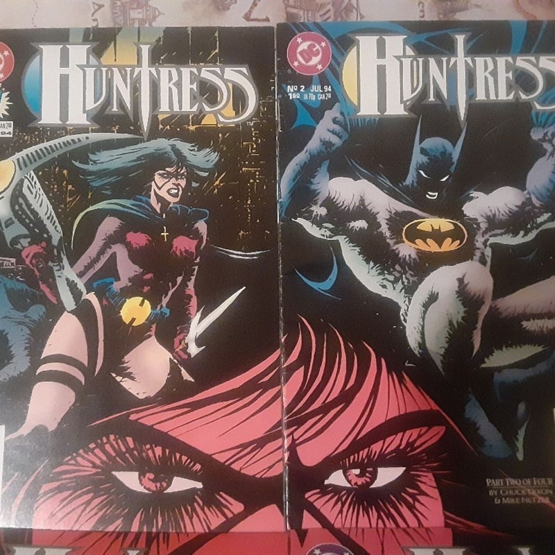 Huntress 1994 1,2,3,4 mini series DC COMICS LOT 