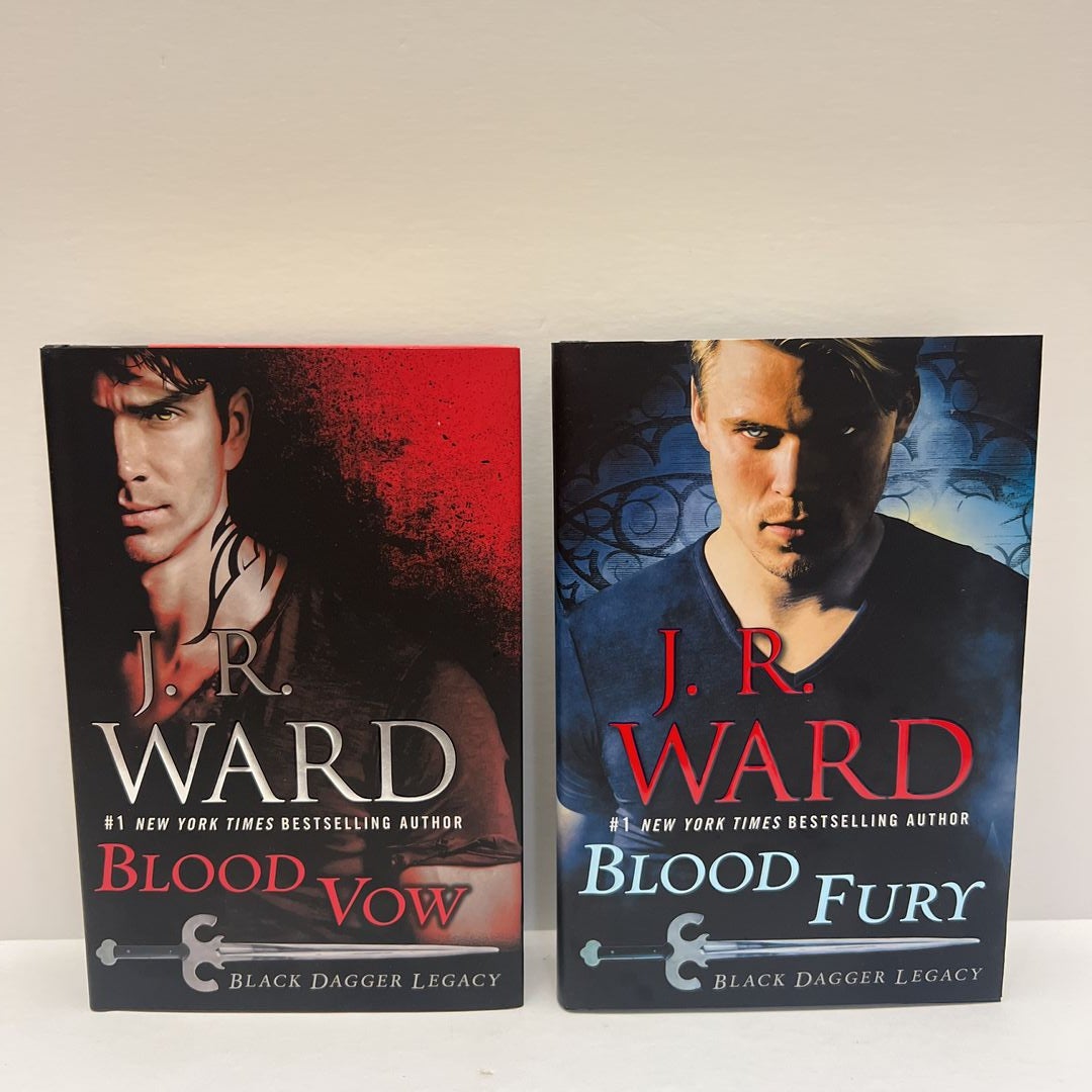 Black Dagger Legacy Series Blood Vow & Blood Fury (2 Book) BundleFIRST EDITION by J.R. Ward