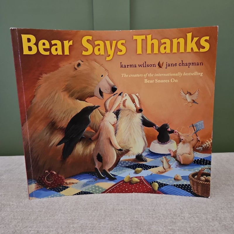 Bear Says Thanks