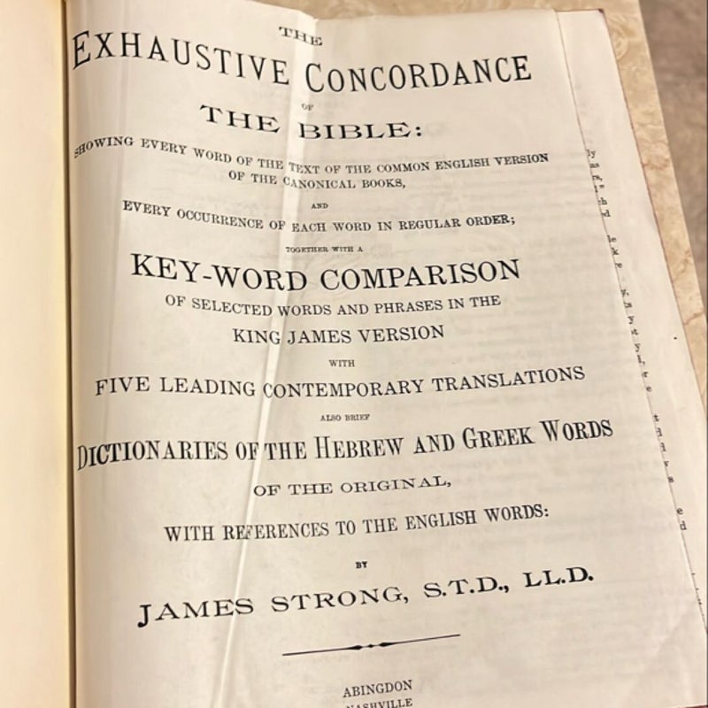 Strong's Concordance of the Bible, Popular Edition