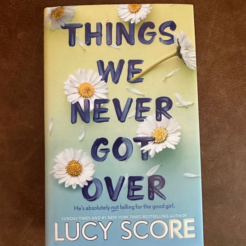 Things we never got over fairyloot signed edtion lucy score