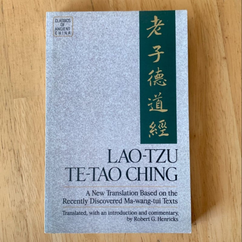 Lao-Tzu: Te-Tao Ching