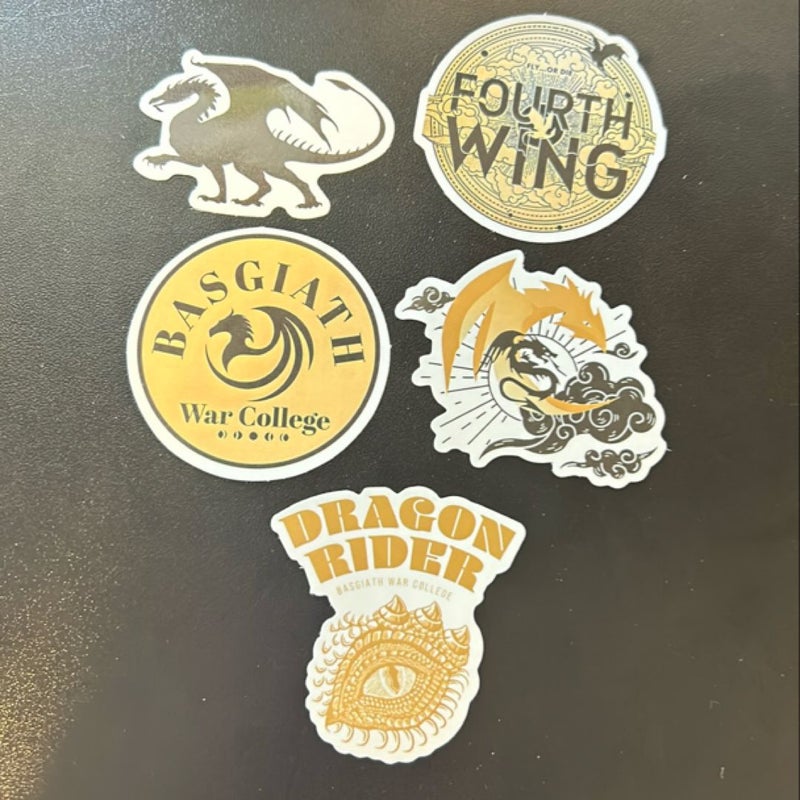 Fourth Wing Sticker Bundle