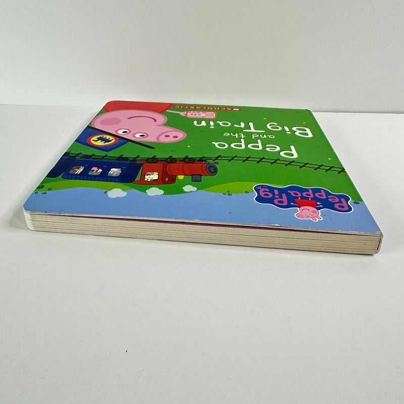 Peppa and the Big Train - Peppa Pig, Trains, Adventure