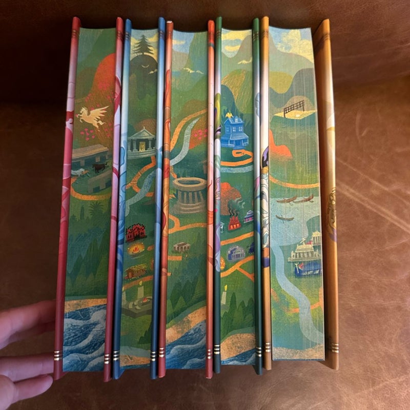 Illumicrate Percy Jackson and the Olympians set signed