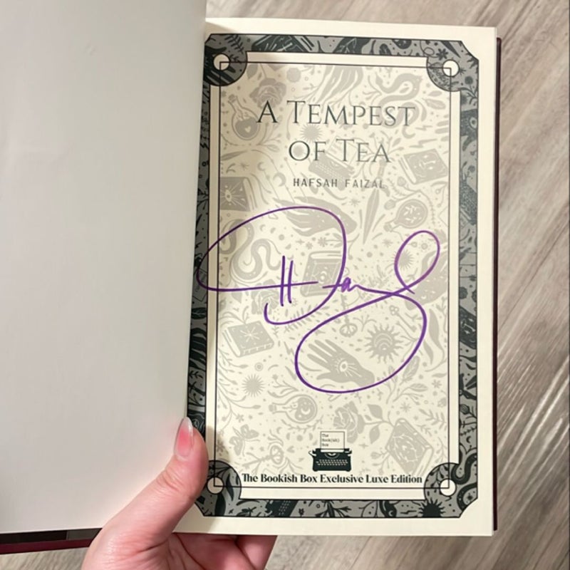 A Tempest of Tea - Signed (Bookish Box edition)