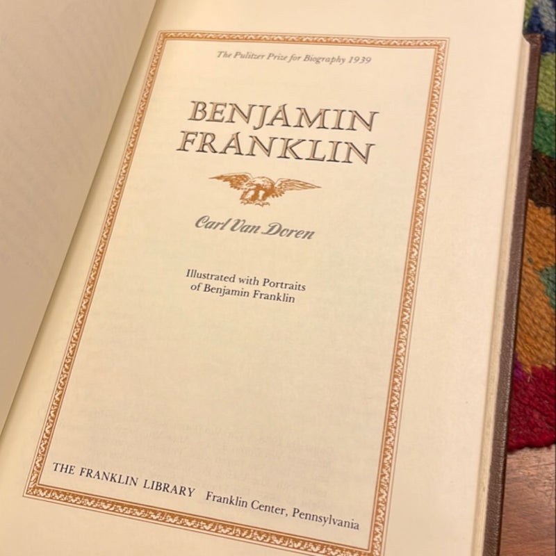 Benjamin Franklin (1983 The Franklin Library)