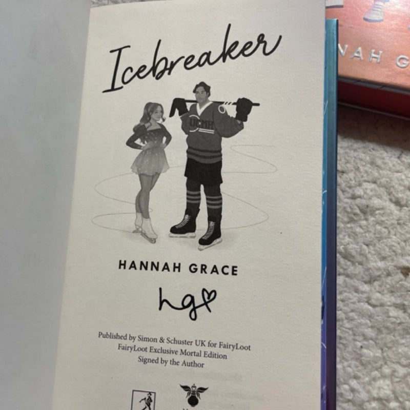 Fairyloot - Ice Breaker & Wilfire signed 