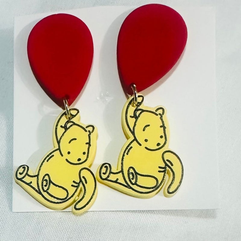 NEW! Winnie the Pooh Bookish Earrings