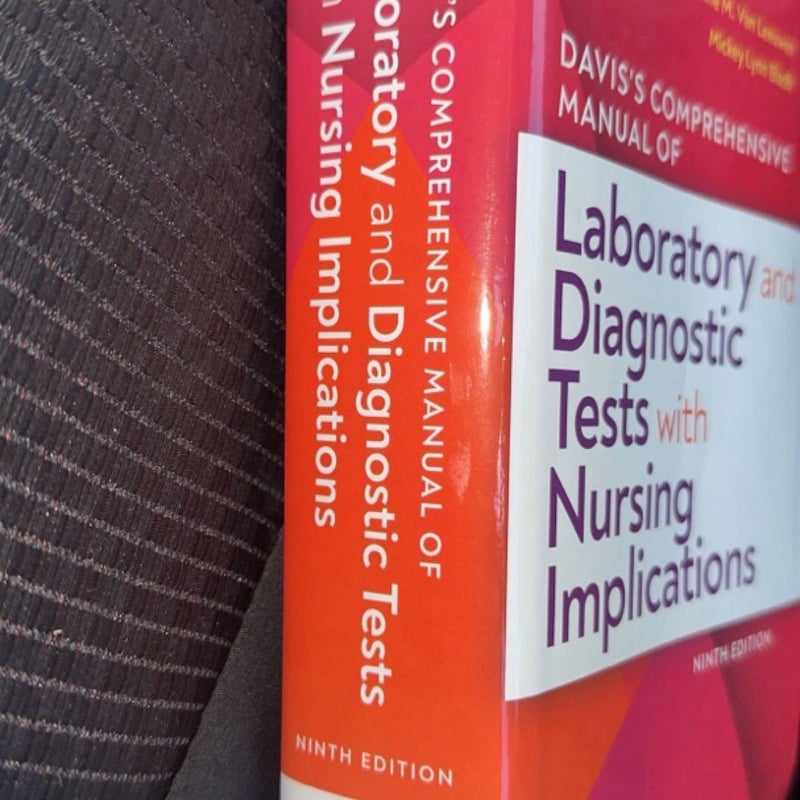 Davis's Comprehensive Manual of Laboratory and Diagnostic Tests with Nursing Implications