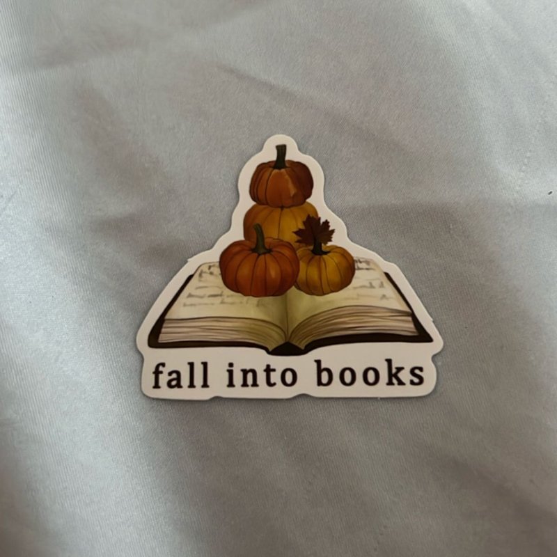 Fall Into Books Sticker by NA, Paperback | Pangobooks