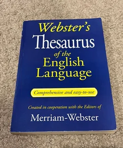 Webster’s Thesaurus of the English Language