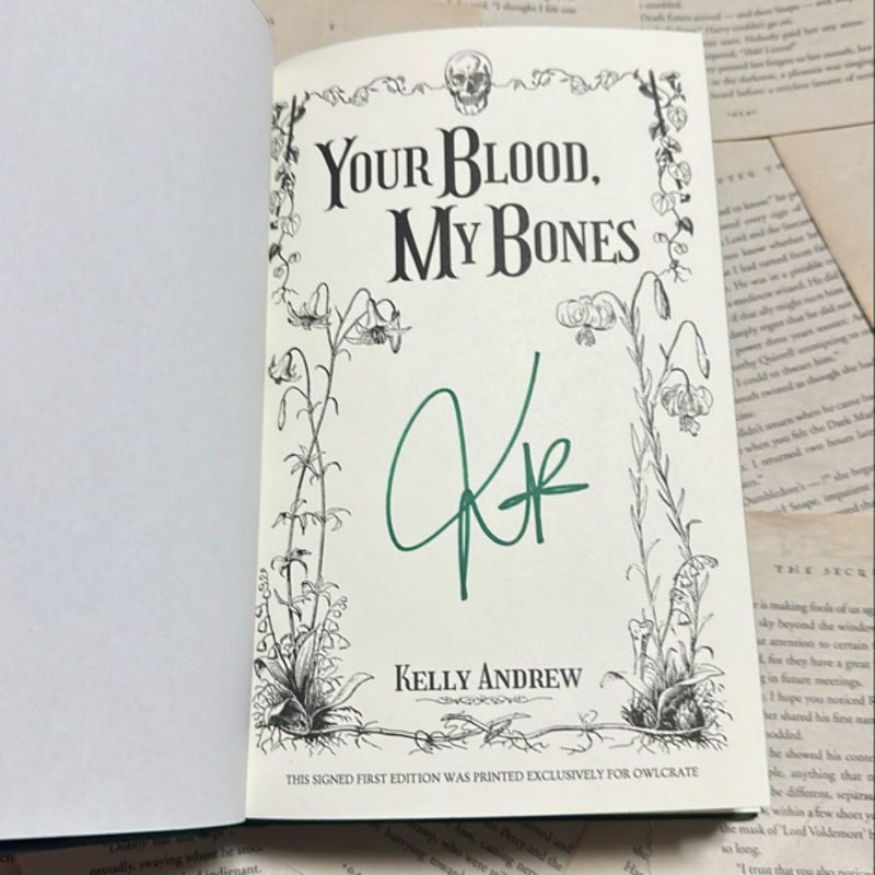 Your Blood My Bones - OWLCRATE SIGNED EDITION