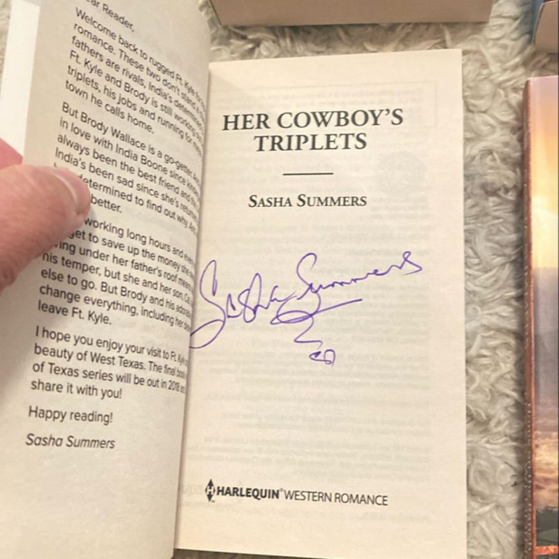 Sasha Summers Lot of Four Books (Signed)