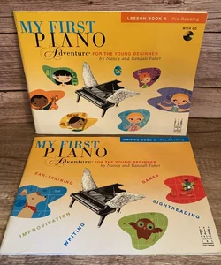 My First Piano Adventure for the Younger Beginner - 2 Book Bundle: Lesson Book A + Writing Book A