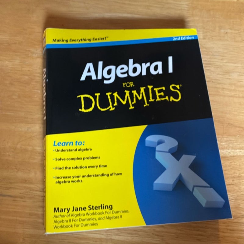 Algebra I for Dummies®