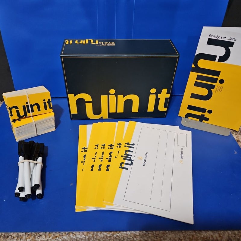 RUIN IT! Adult Party Game