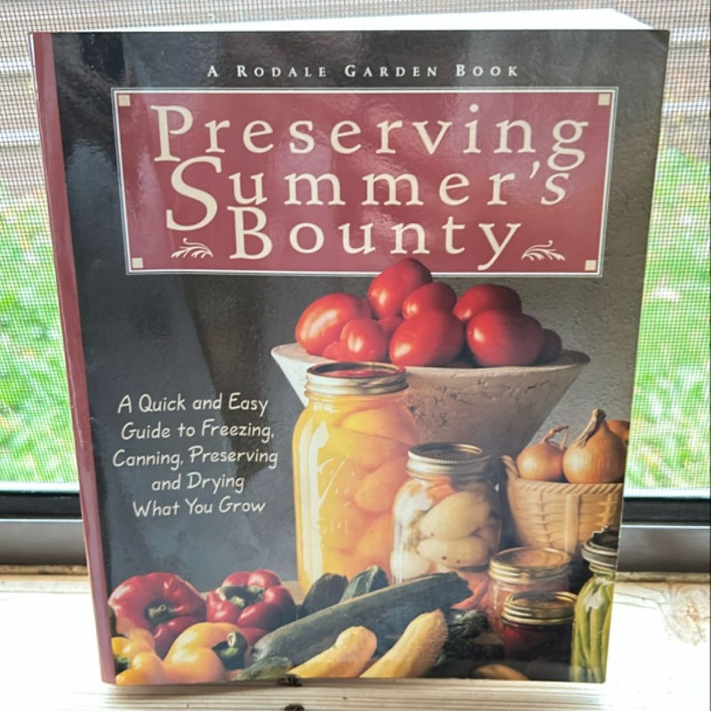 Preserving Summer's Bounty