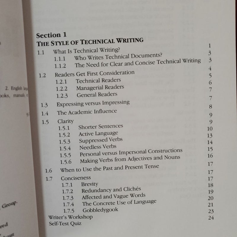 Handbook for Technical Writing