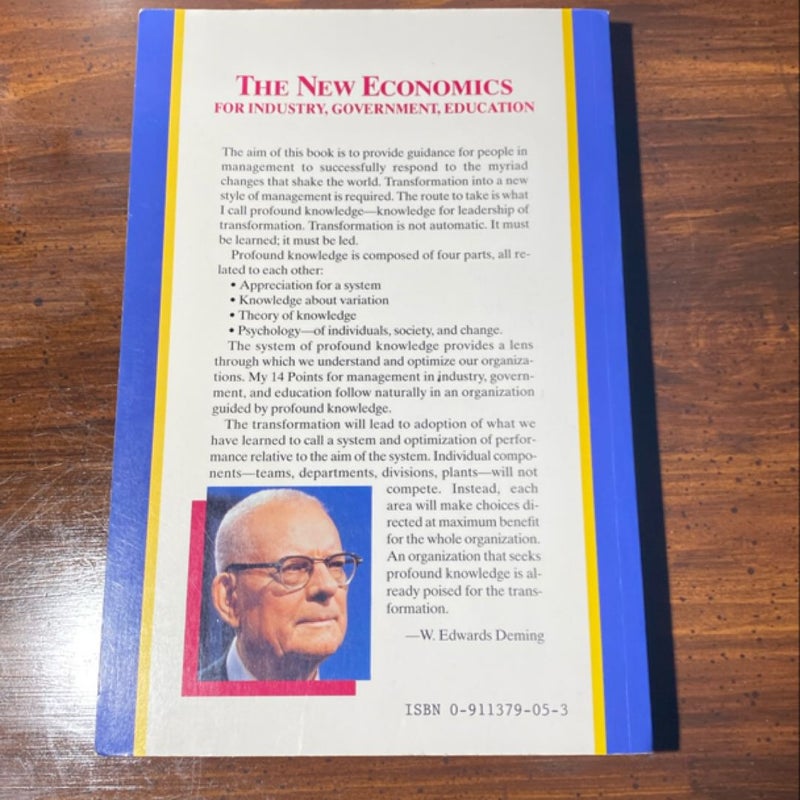 The New Economics for Industry, Government, Education