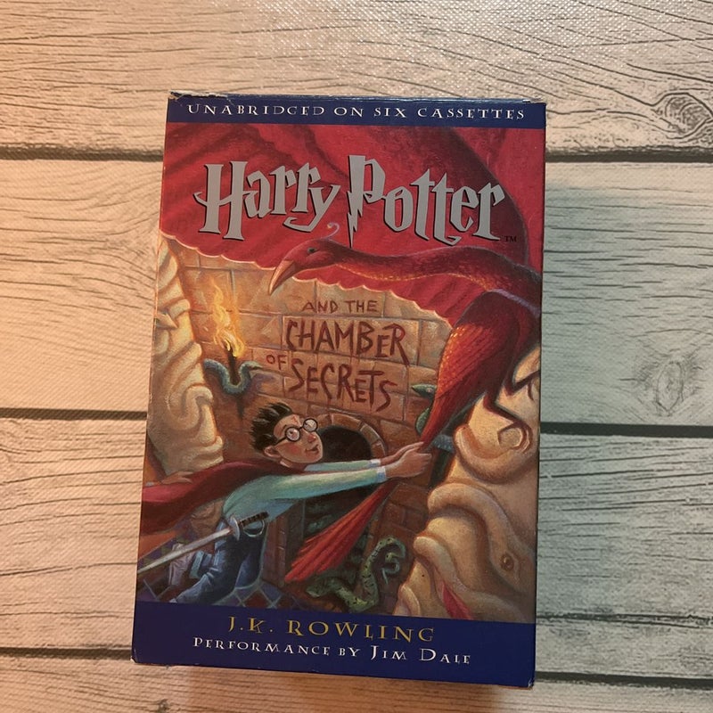 Cassette tape, set of Harry Potter, and the chamber of secrets Cassette tape, set of Harry Potter, and the chamber of secrets