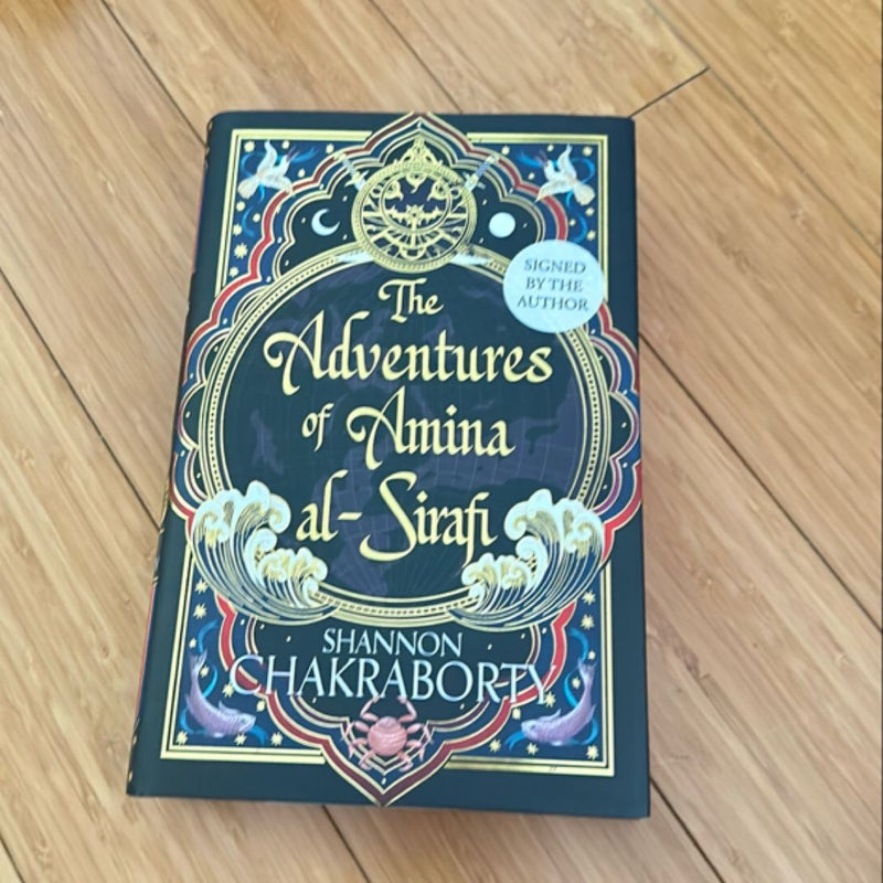 SIGNED Waterstones - the adventures of amina al sirafi 