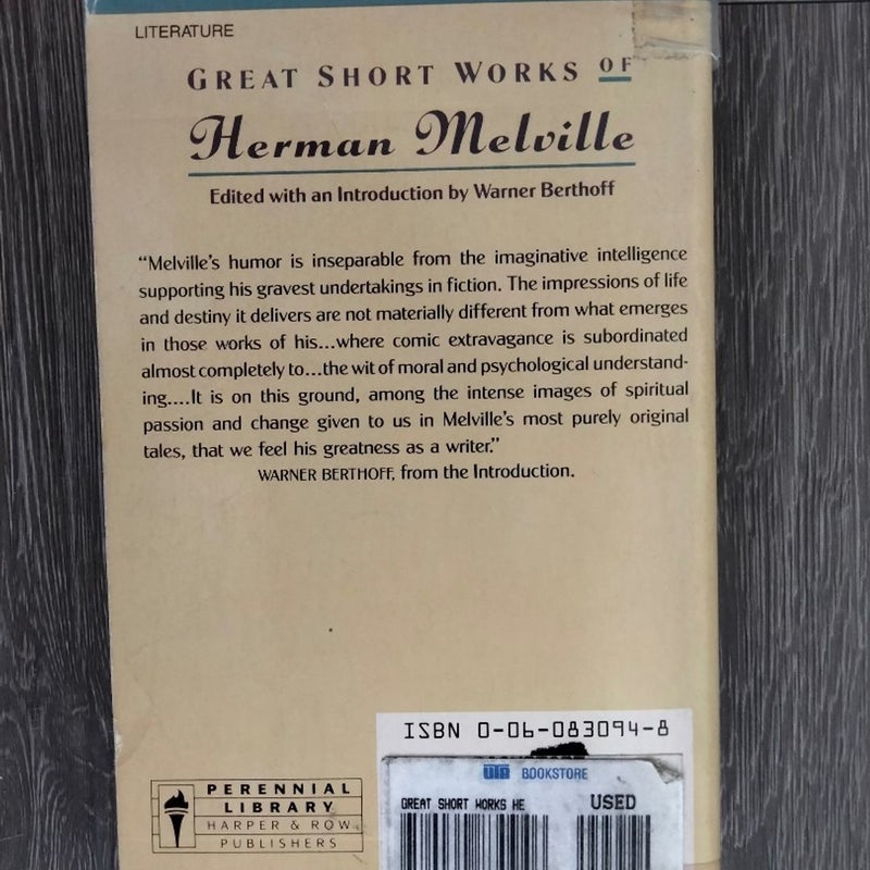 Great Short Works of Herman Melville