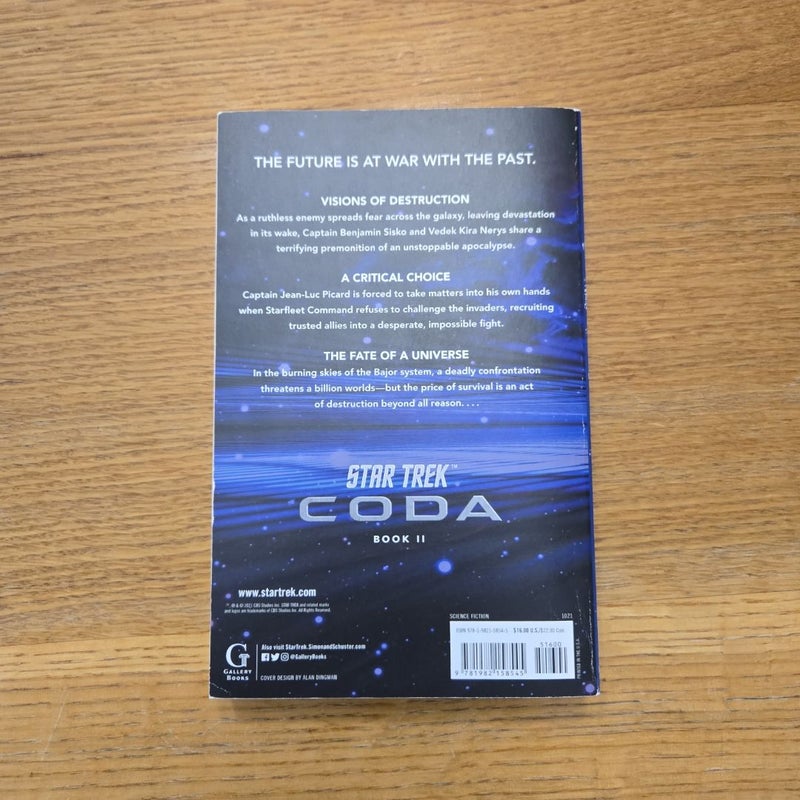 Star Trek: Coda: Book 2: the Ashes of Tomorrow