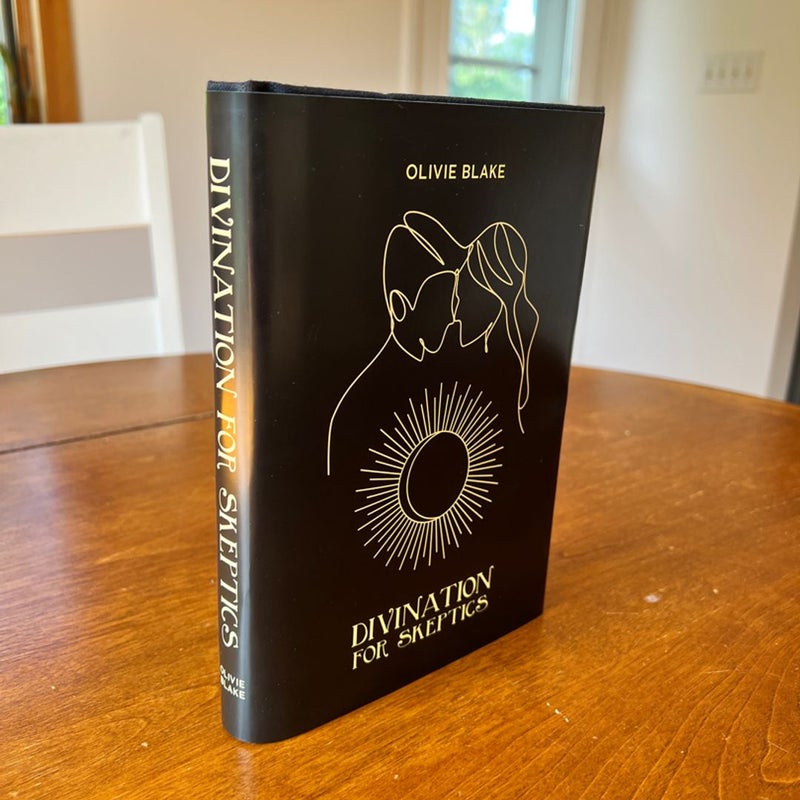 Divination For Skeptics by Olivie Blake hand bound hardcover  