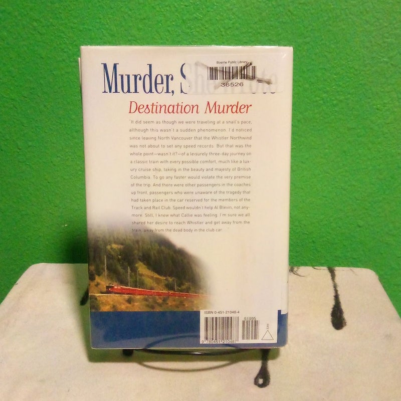 Destination Murder - First Printing