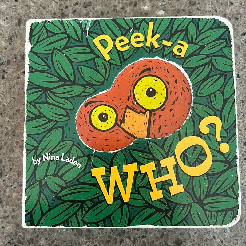 Peek-A Who? (Lift the Flap Books, Interactive Books for Kids, Interactive Read Aloud Books)