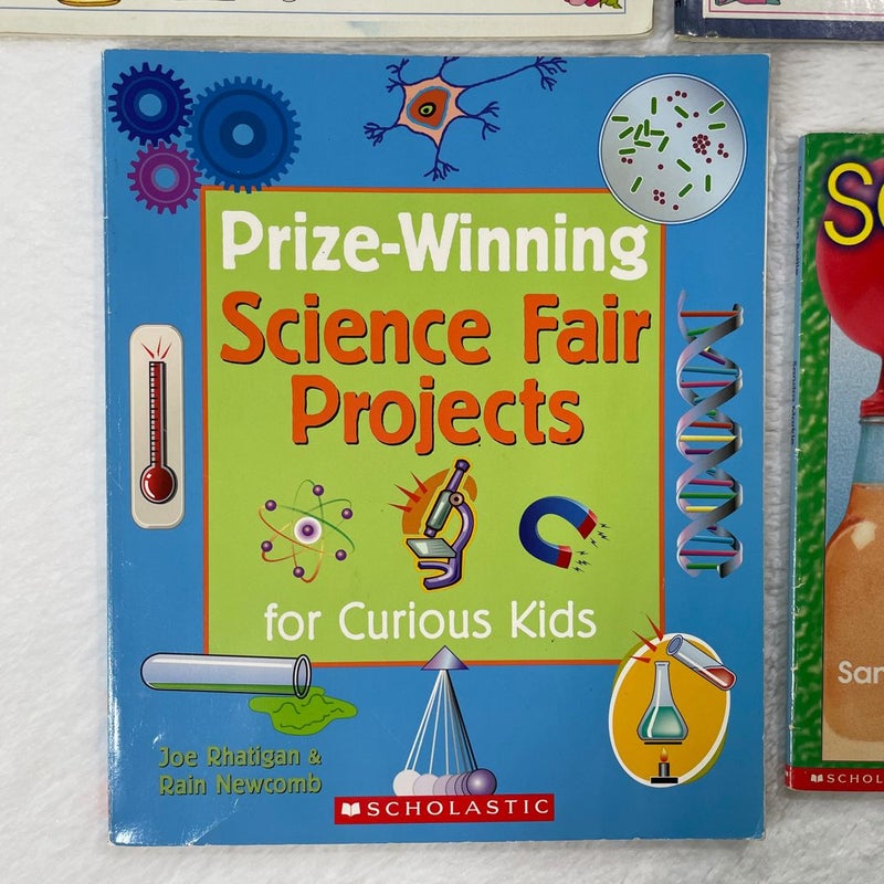 Science Project Lot Of 4 Books Usborne Science Activities Science In A Bottle