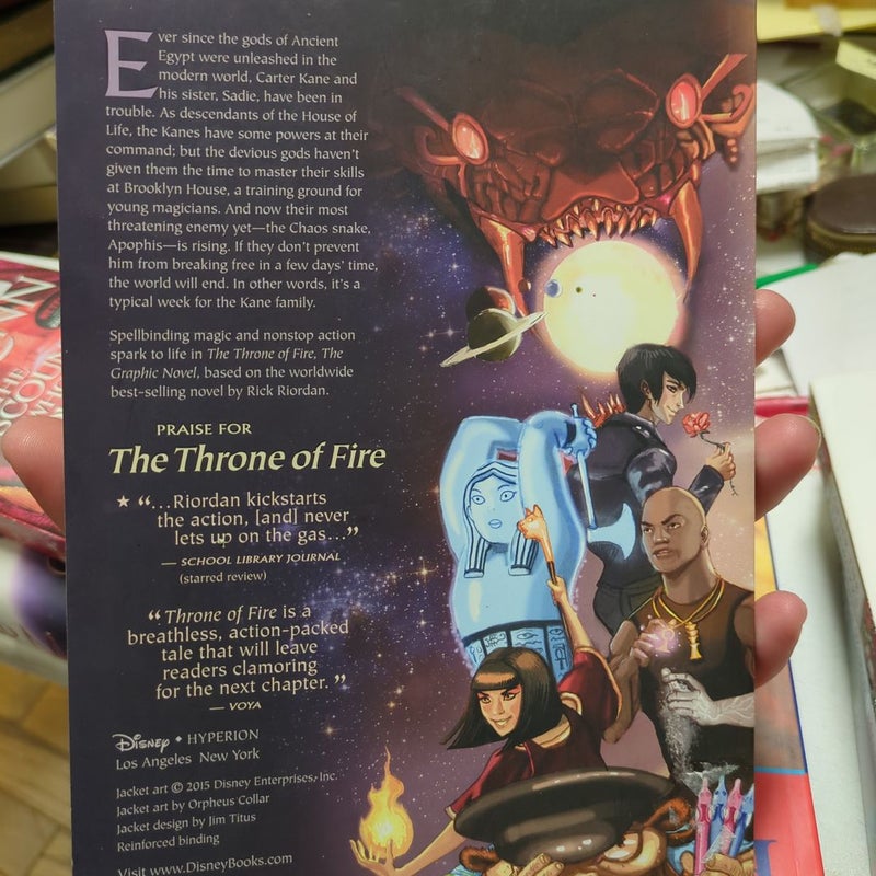 The Throne of Fire: the Graphic Novel