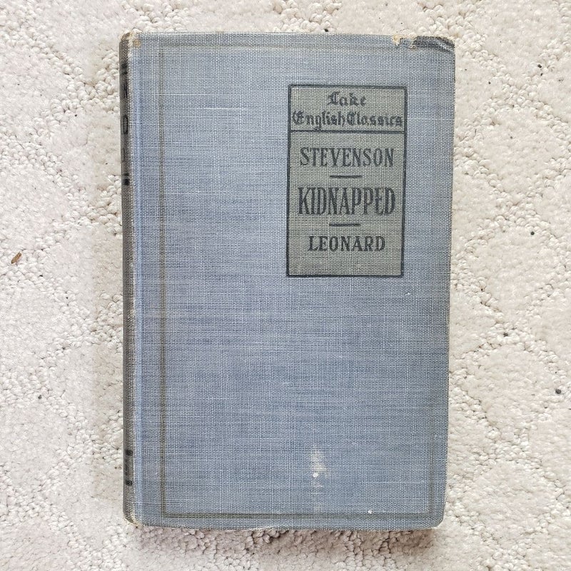 Kidnapped (Lake English Classics Edition, 1920)