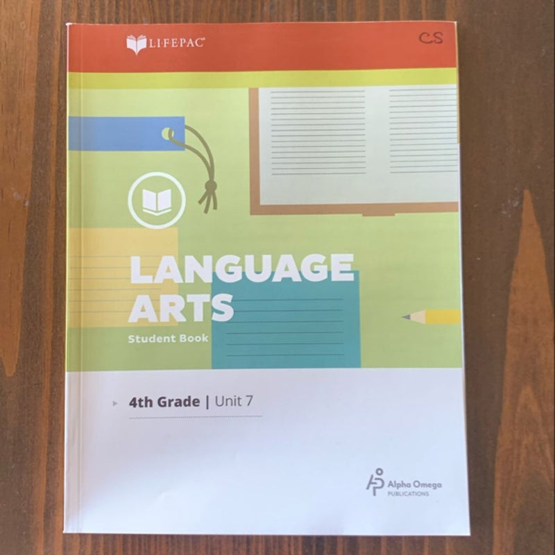 Lifepac language arts 4th grade UNIT 7student book 