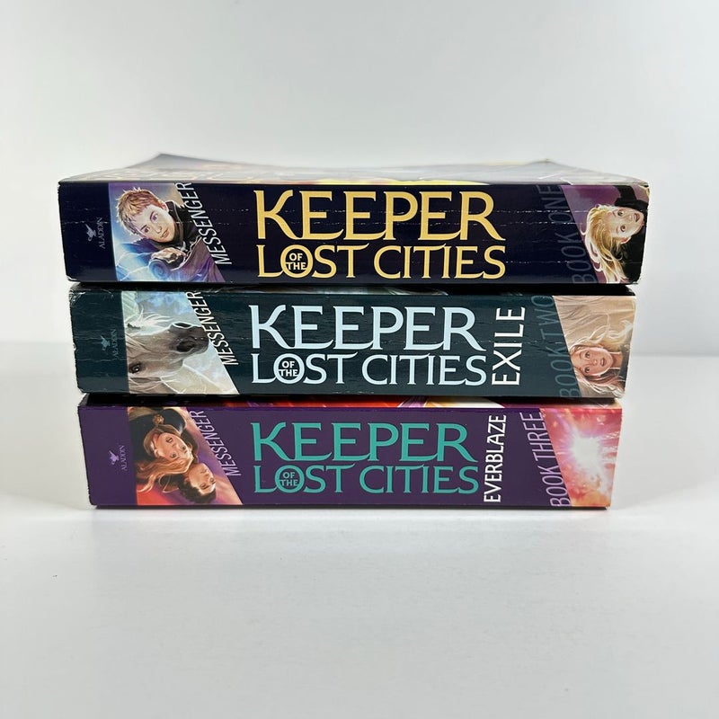 Keeper of the Lost Cities book bundle, 3 books