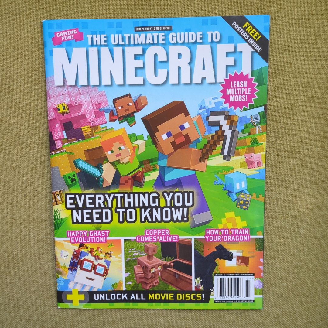 BRAND NEW The Ultimate Guide to Minecraft Magazine, Special Edition December 2025 includes poster!