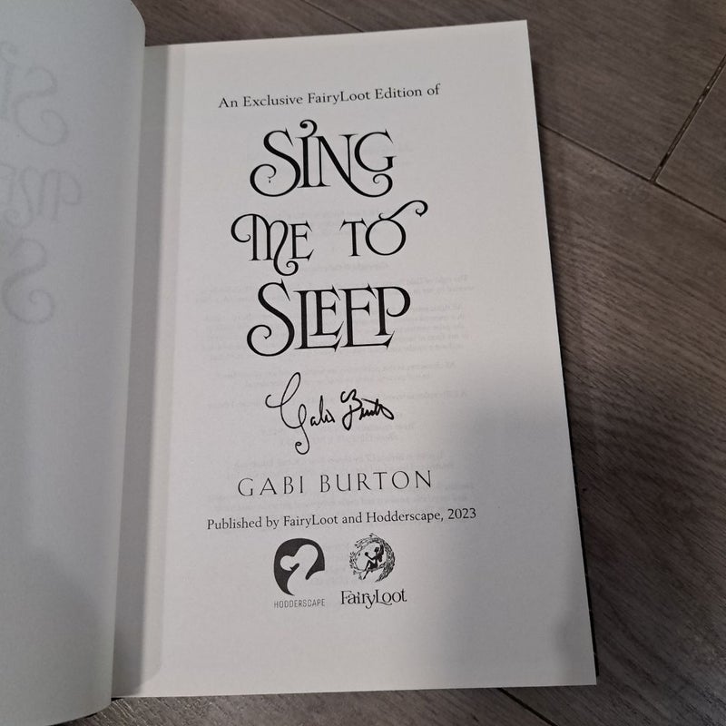 Sing me To Sleep