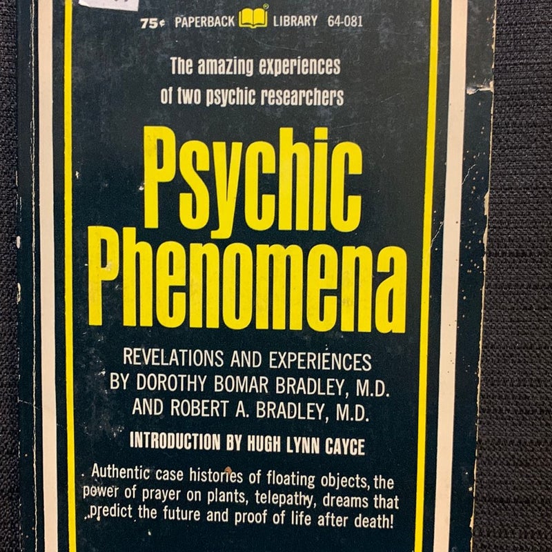 Psychic Phenomena: Revelations and Experiences antique 1969