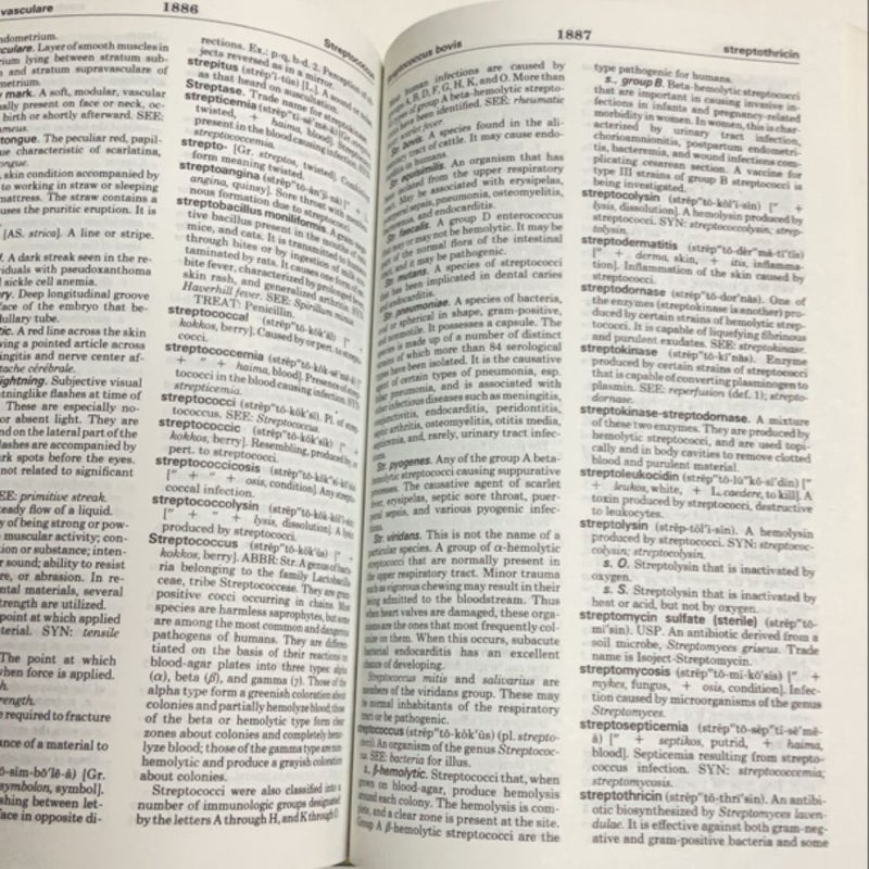 Taber's Cyclopedic Medical Dictionary - Not Thumb-Indexed