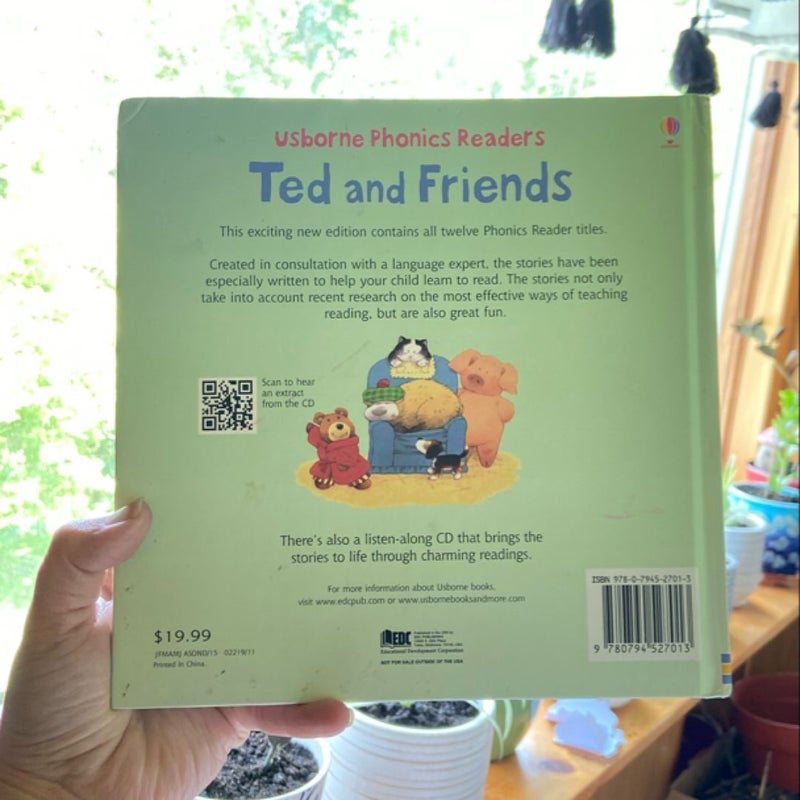 Usborne Phonics Readers Ted and Friends