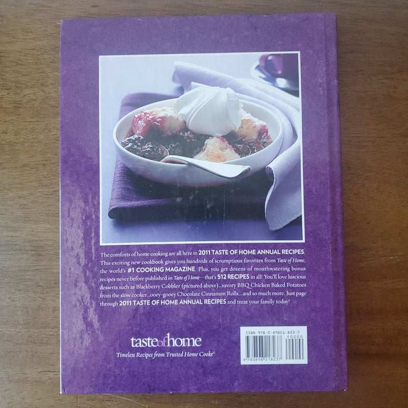 2011 Taste of Home Annual Recipes Cookbook