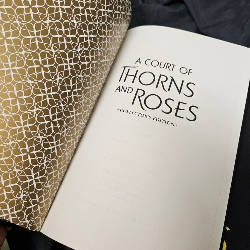 A court of thorns and roses collectors edition