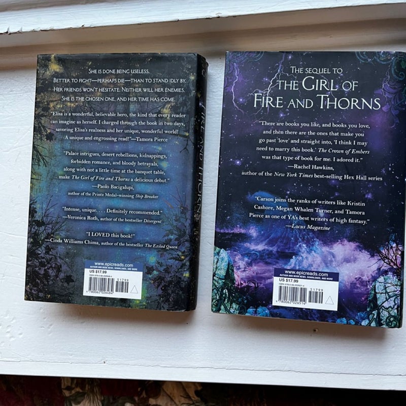 The Girl of Fire and Thorns; The Crown of Embers
