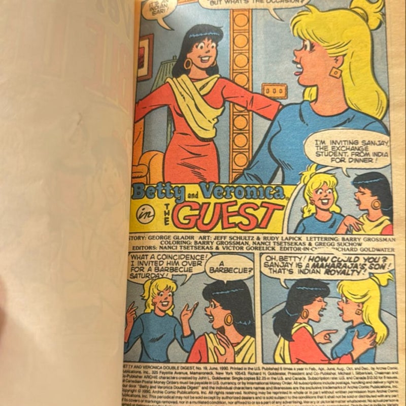 2 titles: Betty and Veronica no. 19 double digest and no. 32