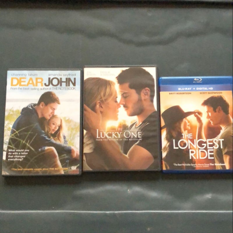 Dear John, the lucky one, the longest ride dvd bundle