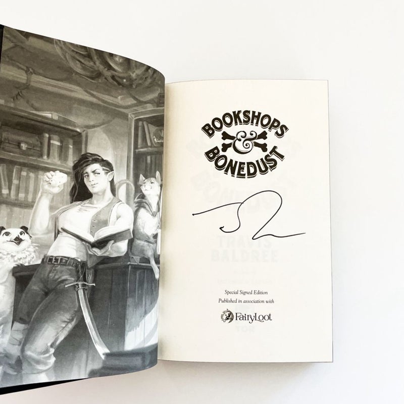 SIGNED Legends and Lattes & Bookshops and Bonedust (Fairyloot Exclusive Edition)