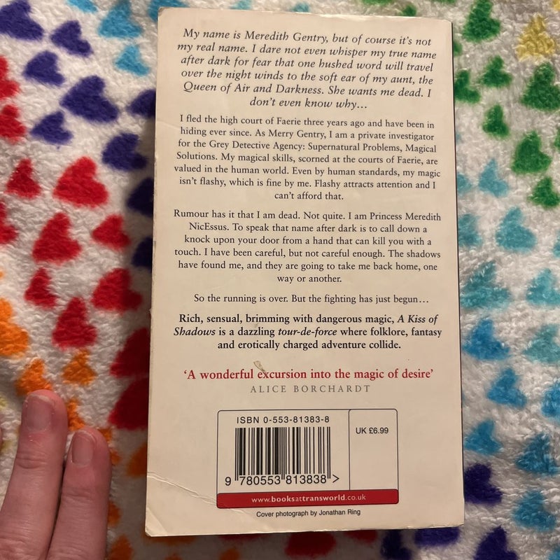 A Kiss of Shadows First edition UK Paperback
